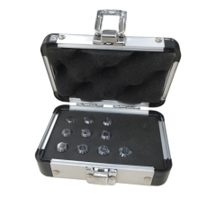 Набор цанг ER11 | DIN 6499 - 10 цанг в металлическом кейсе 751.003