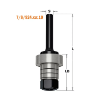 Державка для фрезы пазовой (подш., гайка) S=8 CMT 924.080.10