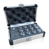 Набор цанг ER20 | DIN 6499 - 13 цанг в металлическом кейсе 753.002