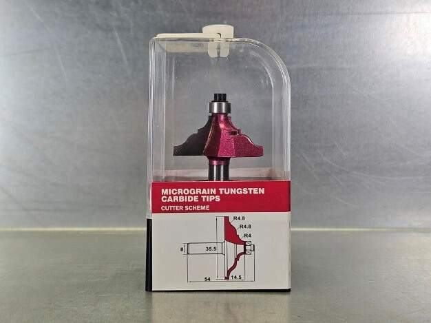 Фреза профильная "Классический гусёк-2" R4.8 D=35.5x14.5x54 S=8 PROCUT 357851P