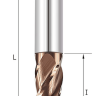 Фреза спиральная по стали Z4 D=11x30x75 S=12 Rotis 143.1130752SL