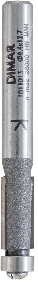 Фреза Dimar 1011003 обгонная D6,35x25,4 L65 Z2 хвостовик 6