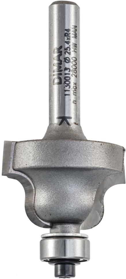 Фреза Dimar 1130013 фаска римская R4 D25,4x15,9 L54 подшипник, хвостовик 6