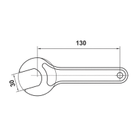 Ключ ER20 тип A A/ER20