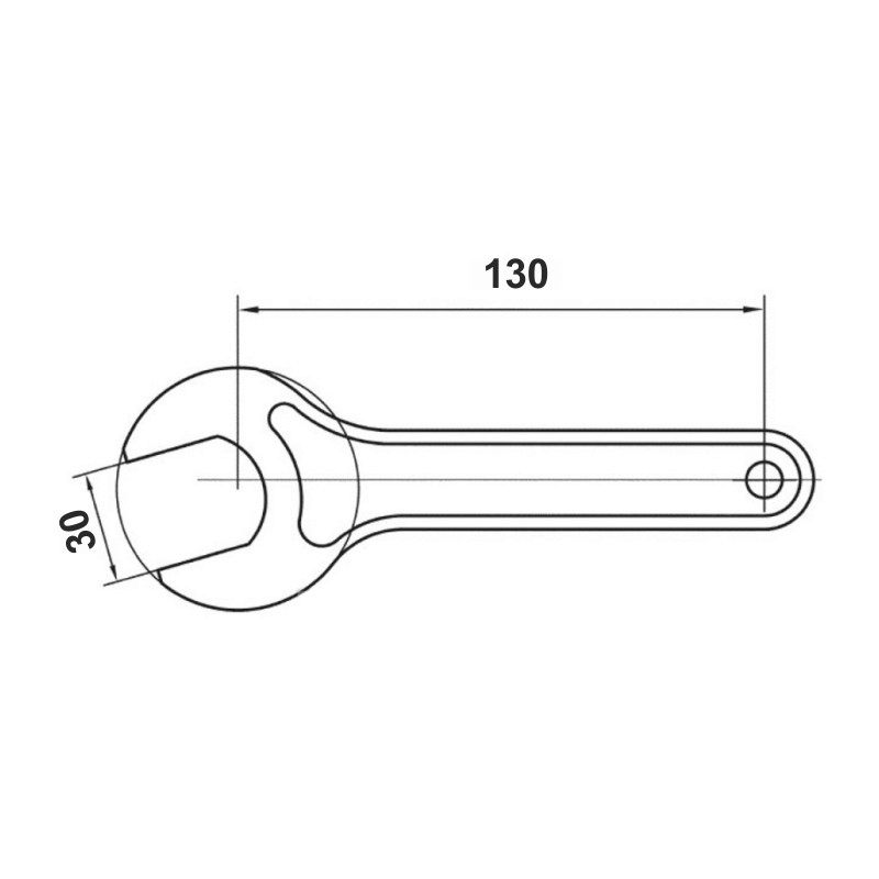Ключ ER20 тип A A/ER20