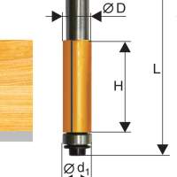 Фреза кромочная прямая ф9,5х25мм хв 8мм Энкор 10521
