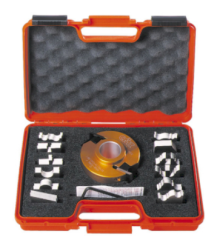 Комплект фрезы насадной СМТ F=30 D=100 (алюм.) 13 ножей SP (кейс) 692.013.06