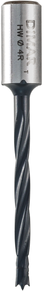 Сверло Dimar 2014377 глухое правое 4 флейты D6x43 L70 хвостовик 10x20 присадка