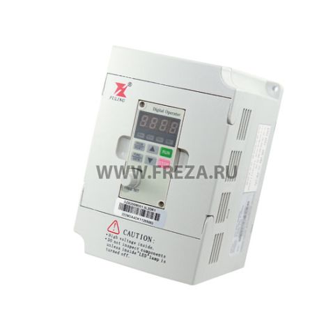 Инвертор Fuling DZB312 1.5 кВт 220В 0-400 Гц для шпинделя