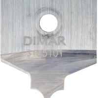 Нож Dimar 3185101 острый угол ФАСАД R3,2 B6,35 пятка 0,8 для оправки G1853x19