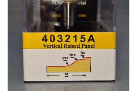 Фреза профильная для плинтусов D=38x38x75 S=12 ARDEN 403215A (L1-75 мм, L2-38 мм, D1-38 мм, D2-12 мм)