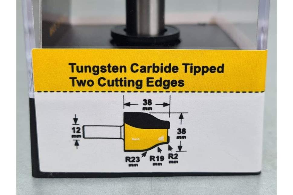 Фреза профильная для плинтусов D=38x38x75 S=12 ARDEN 403215A
