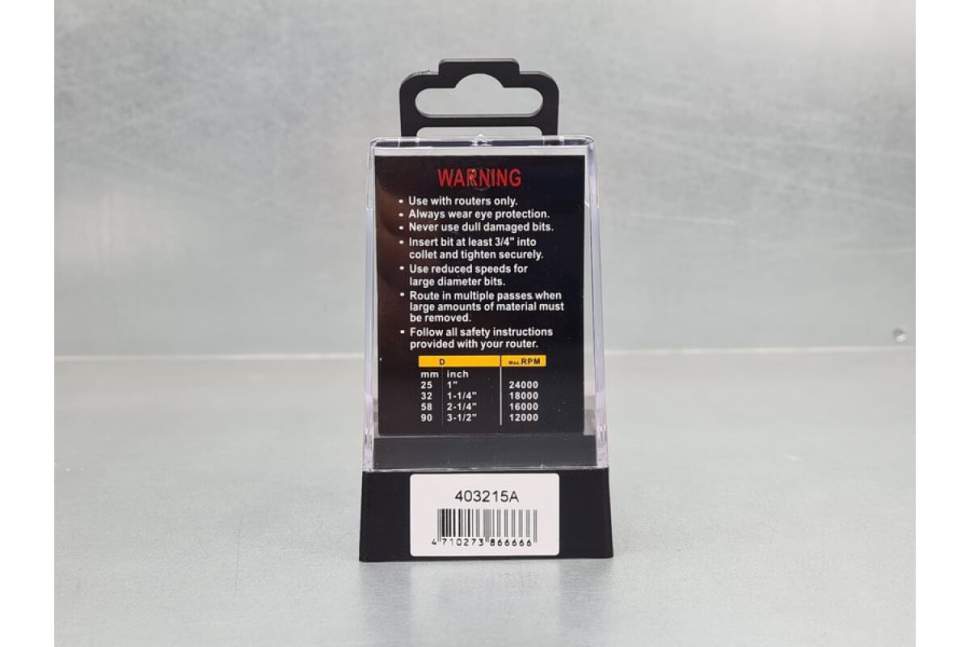 Фреза профильная для плинтусов D=38x38x75 S=12 ARDEN 403215A