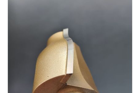 Фреза профильная для плинтусов D=38x38x75 S=12 ARDEN 403215A (L1-75 мм, L2-38 мм, D1-38 мм, D2-12 мм)