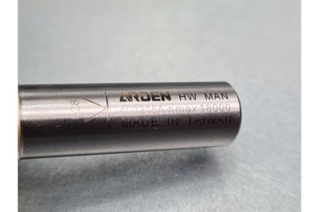 Фреза профильная для плинтусов D=38x38x75 S=12 ARDEN 403215A (L1-75 мм, L2-38 мм, D1-38 мм, D2-12 мм)