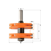 Фреза концевая CMT пазовая дисковая D=75,0 I=44,5 S=12,0 900.628.11