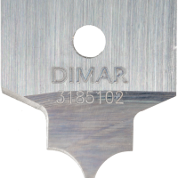 Нож Dimar 3185102 острый угол ФАСАД R4,8 B9,5 пятка 0,8 для оправки G1853x19