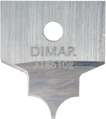 Нож Dimar 3185102 острый угол ФАСАД R4,8 B9,5 пятка 0,8 для оправки G1853x19