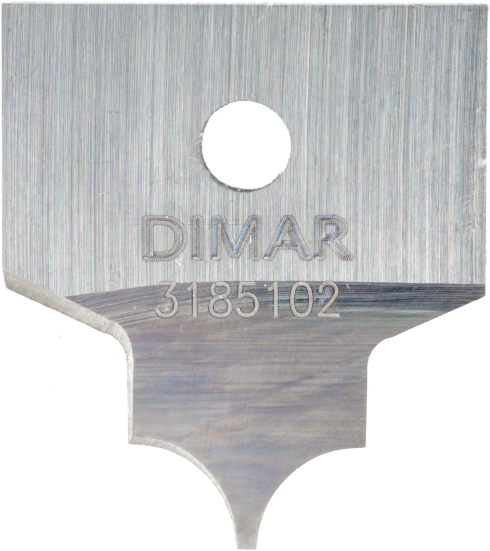 Нож Dimar 3185102 острый угол ФАСАД R4,8 B9,5 пятка 0,8 для оправки G1853x19 (L1- мм, L2-9.5 мм, D1- мм, D2- мм)
