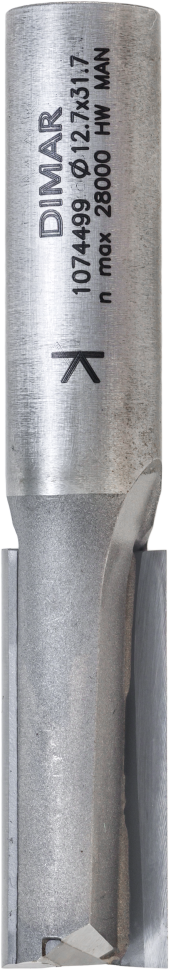 Фреза Dimar 1074499 пазовая врезная D12,7x31,7 L73 Z2+1 хвостовик 12