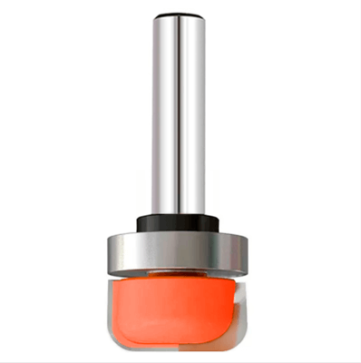 Фреза для желобов и чаш (верхний подшипник) R10 D=28,6x12,7x73 S=8 РЕЗЕЦ 2580001 (L1-73 мм, L2-12.7 мм, D1-28.6 мм, D2-8 мм)