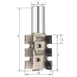 Фреза обгонная со сменными ножами (14x14x2) D=50x60х110 S=20 Rotis 141506020