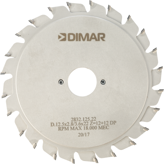 Пила Dimar 2833.200.20 алмазная подрезка D200x20x4,4/5,2 Z36 коническая для пильного центра