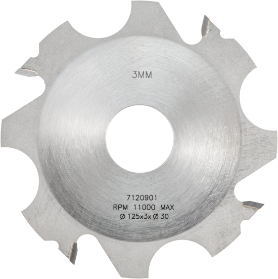 Фреза насадная Dimar 7120901 паз 3x32мм D125 Z4 посадка 30 (L1- мм, L2-3 мм, D1-125 мм, D2-30 мм)