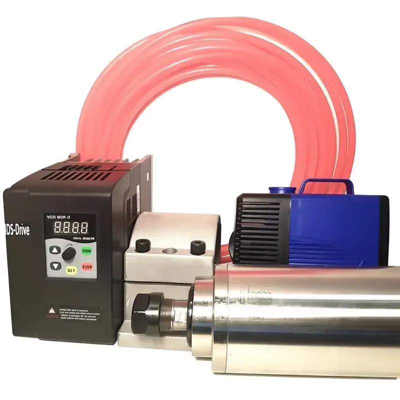 Набор "Шпиндель 2.2 кВт вод. охл. + инвертор 2.2 кВт +аксессуары" для фрезерного станка ЧПУ