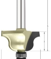 Фреза фигурная &quot;Римский гусёк&quot; R=6.35 D=34.9x16.6x58 S=8 ARDEN 308821