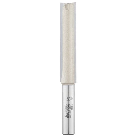 Фреза пазовая врезная Z2+1 D=12x50x82 S=8 TOPVOLTAGE 103813 (L1-82 мм, L2-50 мм, D1-12 мм, D2-8 мм)