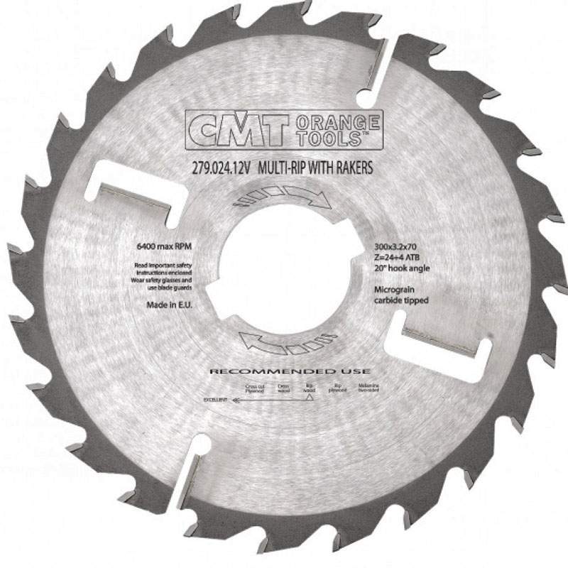 Диск пильный 250x30x3,2/2,2 18° 10° ATB Z=20+4 CMT 279.020.10M