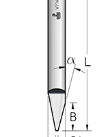 Фреза WPW SE30153 гравировальная 30 гр пятка 1,5 B14 D6 хвостовик 6