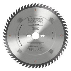 Диск пильный для фанеры 250*3.2*30H*80T A=12º ATB+shear Woodwork 37.250.80