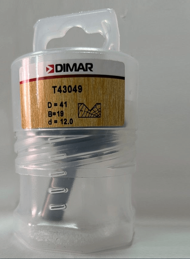 Фреза T43049 Dimar мебельный фасад кантри D41 B19 подшипник хвостовик 12