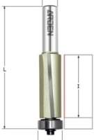 Фреза обгонная (нижний подшипник) наклонное лезвие Z2 D=19.05x38.1x92 S=12 ARDEN 151287A