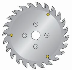 Пила Dimar 90102243 паз 5 D150x20x5 Z24 совместима с оправкой 190025