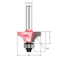 Фреза внутренний радиус (нижний подшипник) кромочная R=6.35 Z=2 D=25.4x11.11x55 S=6 PROCUT 301631P