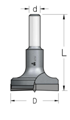 Сверло WP HMP2005 чашечное без подрезателей D20 L57 хвостовик 8