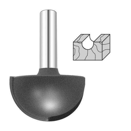 Фреза полукруг "Галтель" R=30 60x35x80 S=12 PROCUT 323.316010 323.316010 (L1-80 мм, L2-35 мм, D1-60 мм, D2-12 мм)