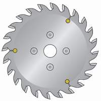 Пила Dimar 90112306 паз 3 D180x30x3 Z30 совместима с оправкой 190025