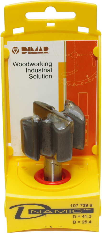 Фреза Dimar 1077399 пазовая врезная D41,3x25,4 L67 Z2+1 хвостовик 12_MOQ_S,1 077 399