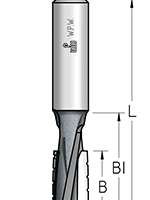 Фреза WPW UB27132 cпиральная со стружколомом Z2 D13 B42 L105 хвостовик 12