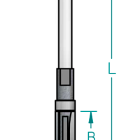 Фреза WPW PFT2048i D4,8 B12 Z2 копир  мини верхний подшипник хвостовик 3,2