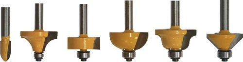 Набор фрез для декоративного применения, хвостовик 8 мм, 6 штук Энкор 46612 (L1- мм, L2- мм, D1- мм, D2- мм)