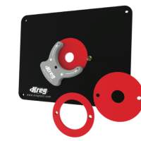 Пластина для крепления во фрезерный стол с 3-мя кольцами для Bosch &amp; Porter Cabl PRS4036