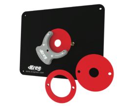 Пластина для крепления во фрезерный стол с 3-мя кольцами для Bosch &amp; Porter Cabl PRS4036