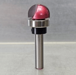 Фреза галтельная  (чаша) с верхним подшипником R=8,5 D=19x12 S=8 PROCUT 203807BP (L1- мм, L2-12 мм, D1-19 мм, D2-8 мм)