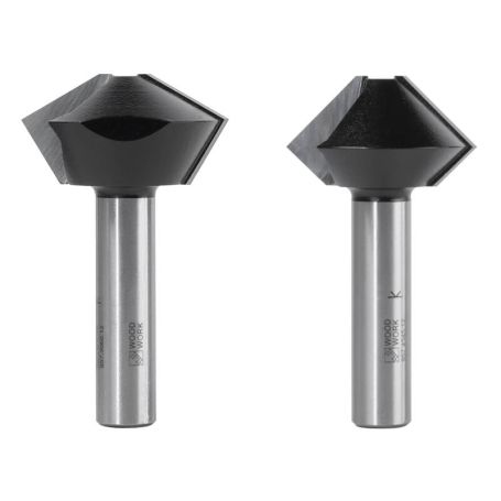 Фреза для соединений под углом 30 и 60 градусов на 6 или 12 сторон D=41.3mm I=22.2mm S=12mm Woodwork/Вудворк 957.3060.12 (L1-70 мм, L2-22.2 мм, D1-41.3 мм, D2-12 мм)