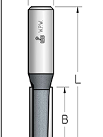 Фреза WPW P281272 пазовая  D12,7 B51 Z2 хвостовик 12_S,P281272